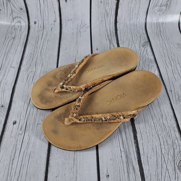 Vionic Belize Thong Sandals Size 7 - Picture 1 of 10